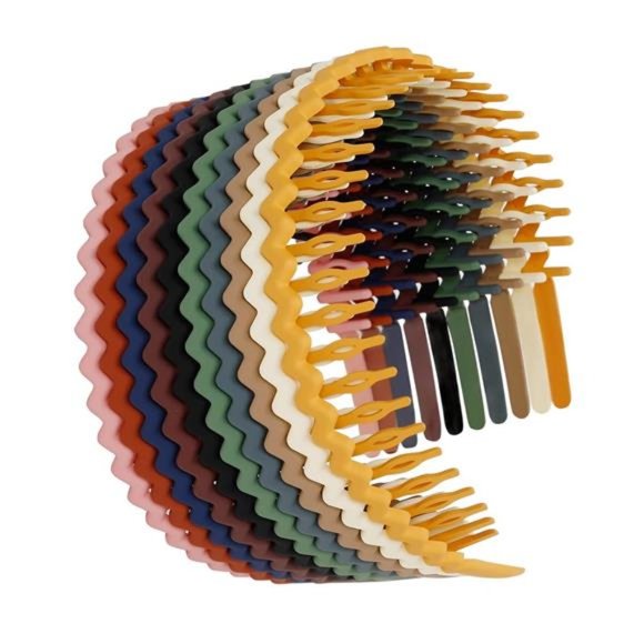 🔥10 Packs Thin Headbands for Women Girls Teens, Non Slip Hair Comb Head Bands - Picture 1 of 7
